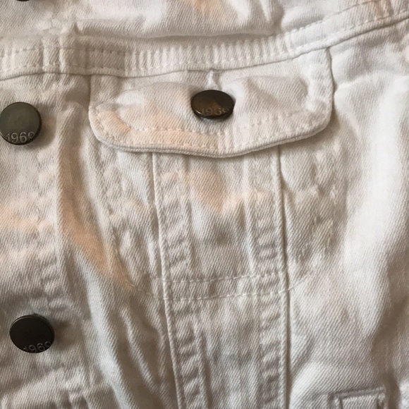 GAP Kids White Denim Vest Size M - Picture 3 of 10
